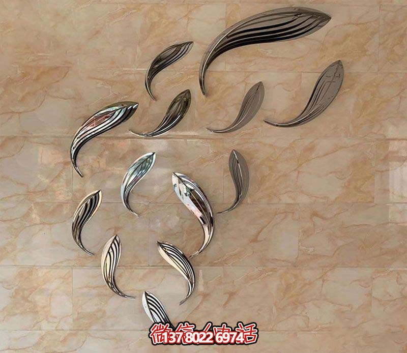河邊不銹鋼鏡面魚(yú)雕塑 河邊不銹鋼鏡面魚(yú)雕塑