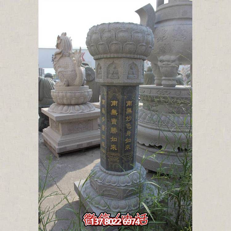 精美大理石浮雕石柱，點(diǎn)綴你的寺廟