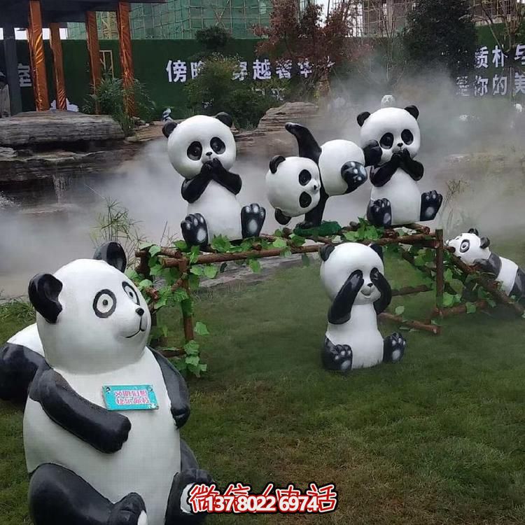 玻璃鋼動(dòng)物樂園卡通雕塑