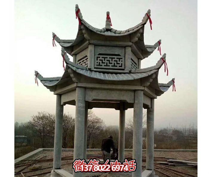 中式風(fēng)格雙層休閑涼亭 中式風(fēng)格雙層休閑涼亭