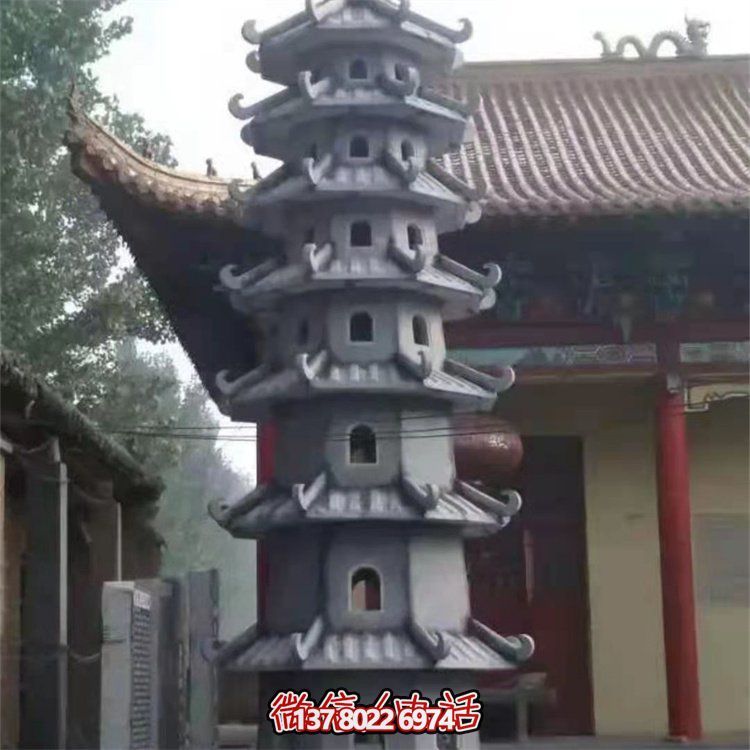 大理石石雕佛塔雕塑，傳承古老文明