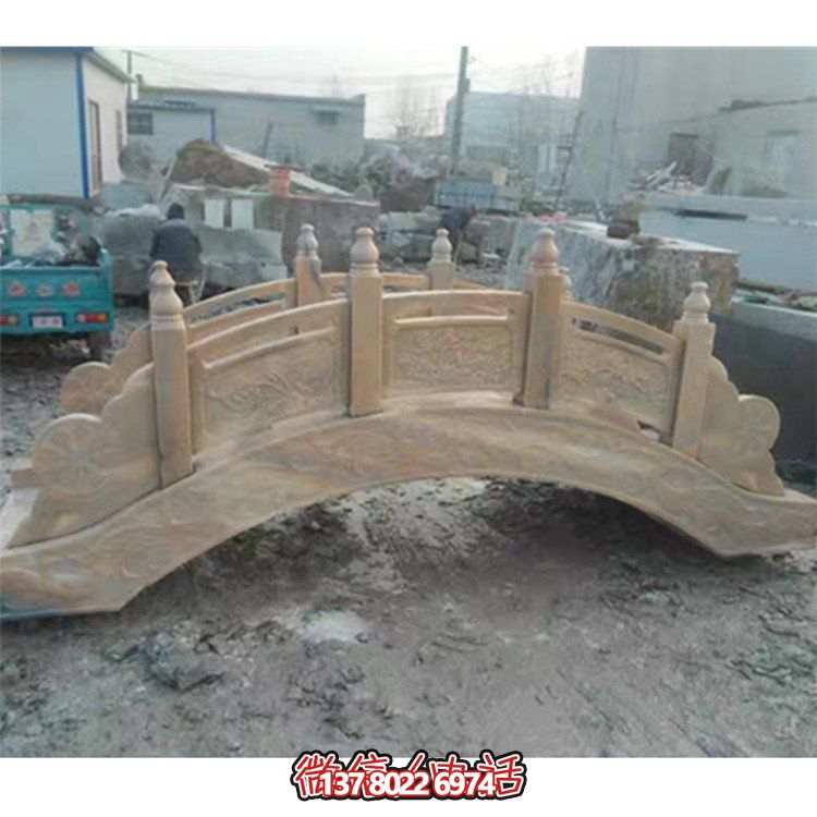 精美花崗巖雕刻石拱橋，為您的庭院裝飾添彩