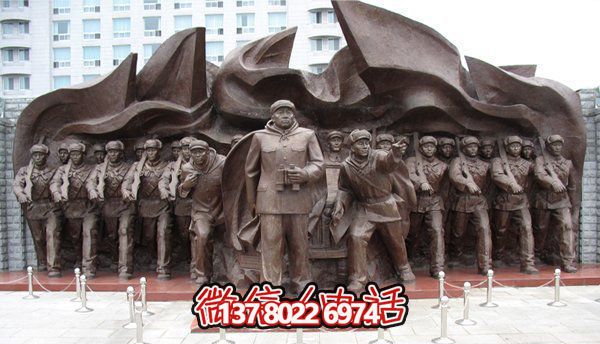 抗戰(zhàn)時期銅雕雕塑，緬懷那段英雄時光
