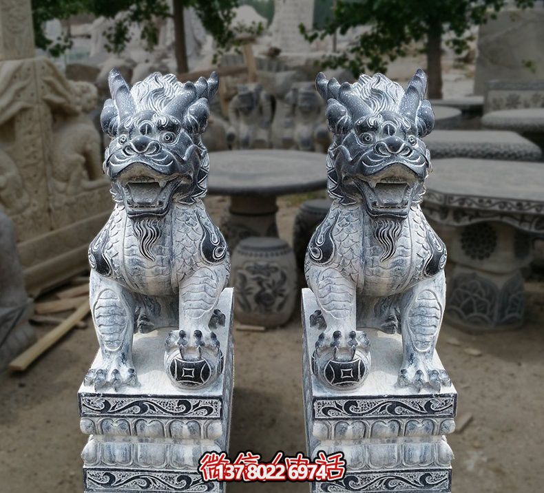 靈感來自古文化的麒麟雕塑 靈感來自古文化的麒麟雕塑