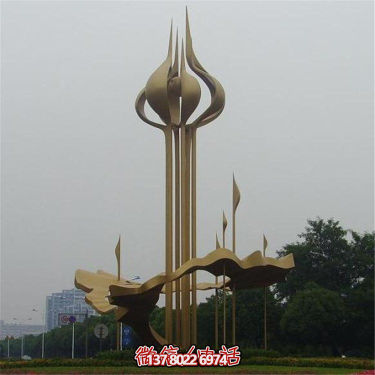 大型不銹鋼景觀擺件，為廣場(chǎng)帶來活力