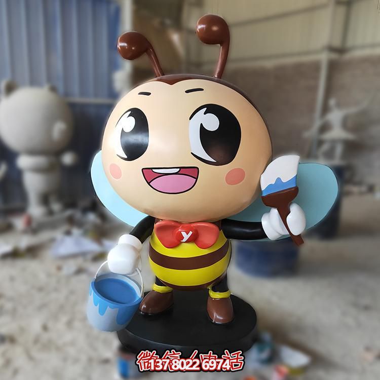 蜜蜂玻璃鋼雕塑，為你的戶外園林景觀增添卡通風采