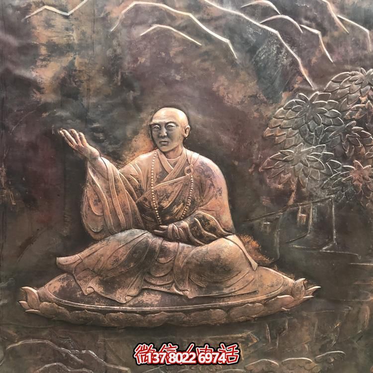 鑄銅觀音佛像浮雕壁畫，帶給大型寺廟儀式感的非凡氣派