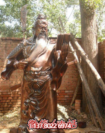 立式大型戶外關公雕塑 立式大型戶外關公雕塑