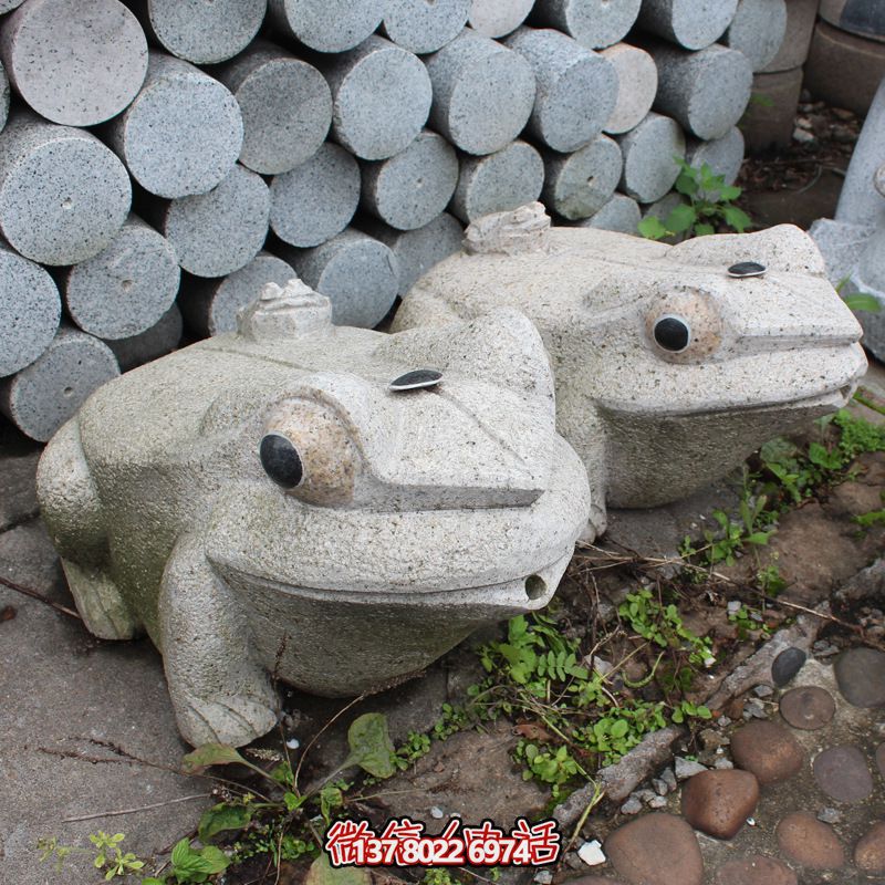 可愛(ài)室外青蛙石雕雕塑 可愛(ài)室外青蛙石雕雕塑