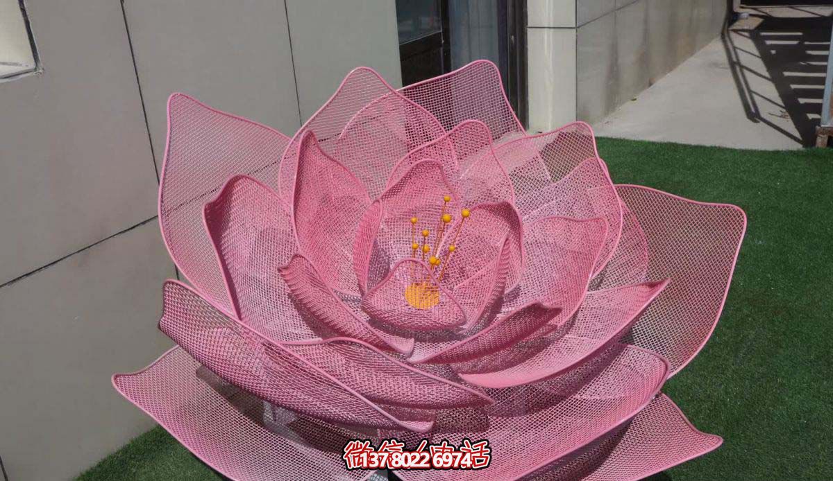 荷花鐵藝不銹鋼裝飾品雕塑 荷花鐵藝不銹鋼裝飾品雕塑