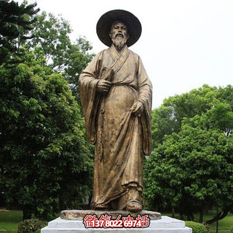 蘇軾銅雕像，贈送中國歷史文化之精髓