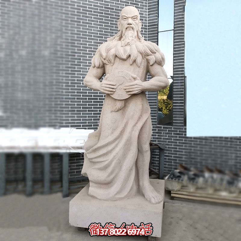 伏羲之首大理石雕塑像 伏羲之首大理石雕塑像