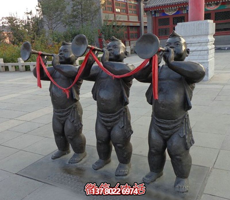 精美景觀雕塑吹奏喇叭 精美景觀雕塑吹奏喇叭