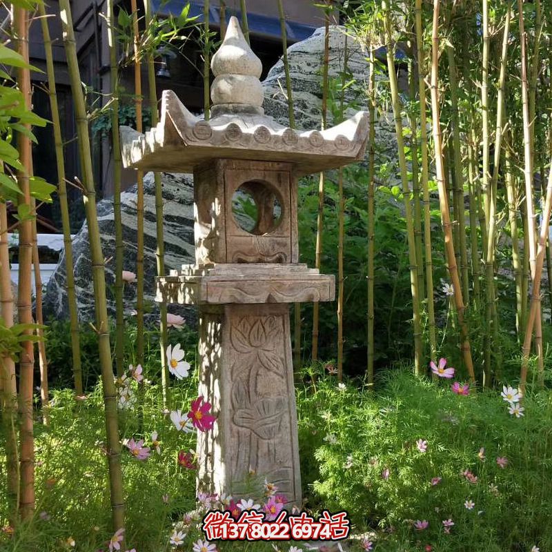華麗的青石燈籠，點綴你的園林