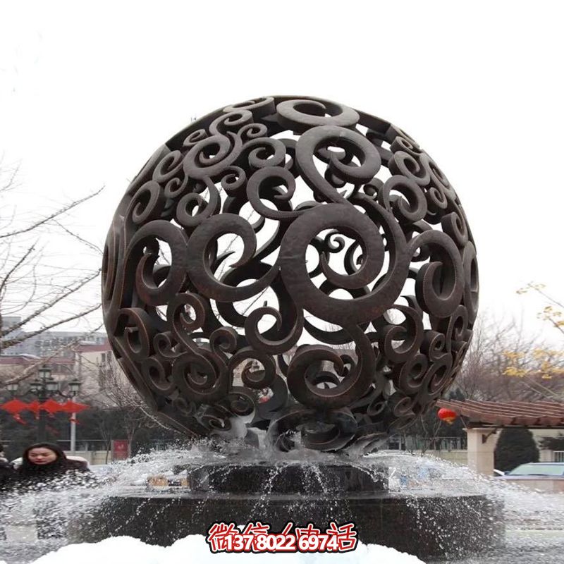 不銹鋼仿古噴泉雕塑 不銹鋼仿古噴泉雕塑