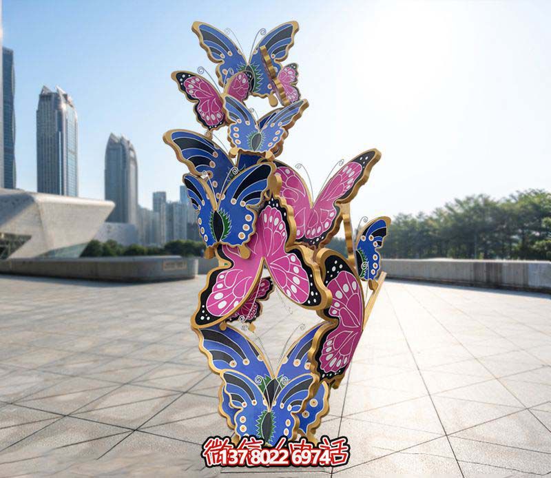 創(chuàng)意不銹鋼蝴蝶雕塑 創(chuàng)意不銹鋼蝴蝶雕塑