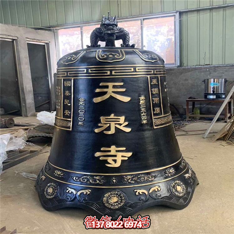 天泉青銅掛鐘雕塑傳承古老文化，鑄就精美藝術(shù)品