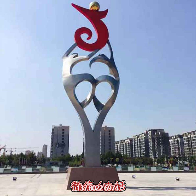 創(chuàng)意大型不銹鋼景觀擺件，點綴戶外廣場園林