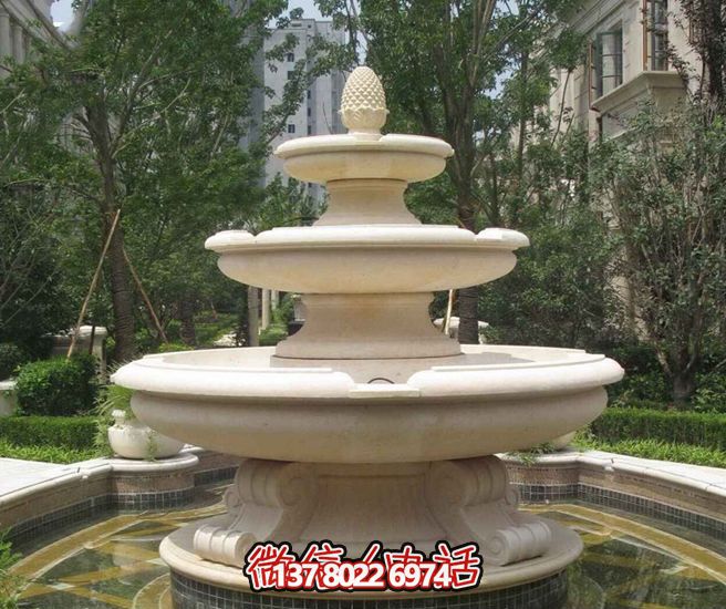 絢麗多彩的戶外園林大理石雕塑噴泉 絢麗多彩的戶外園林大理石雕塑噴泉