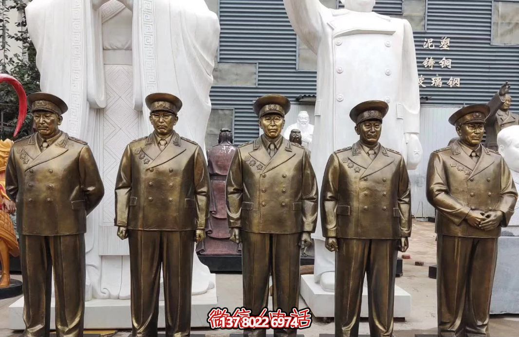 仿銅偉人元帥玻璃鋼雕塑，締造景區(qū)世界十大經(jīng)典