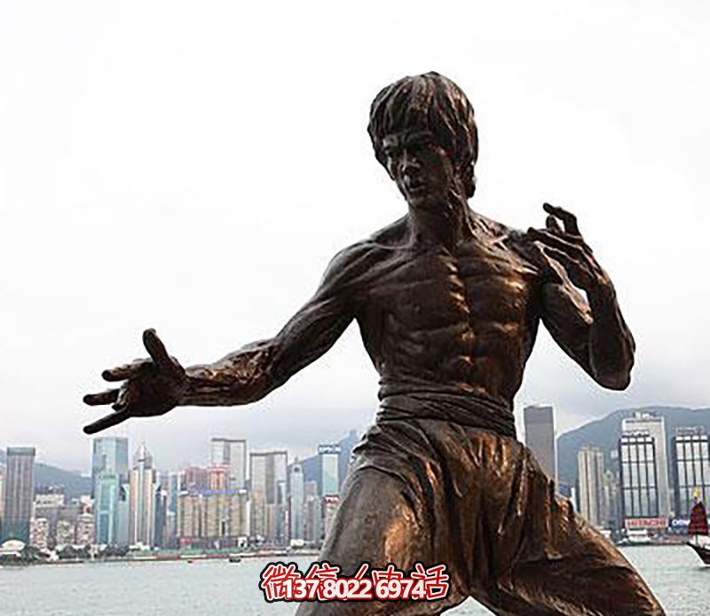 李小龍銅雕雕塑，緬懷經(jīng)典電影明星