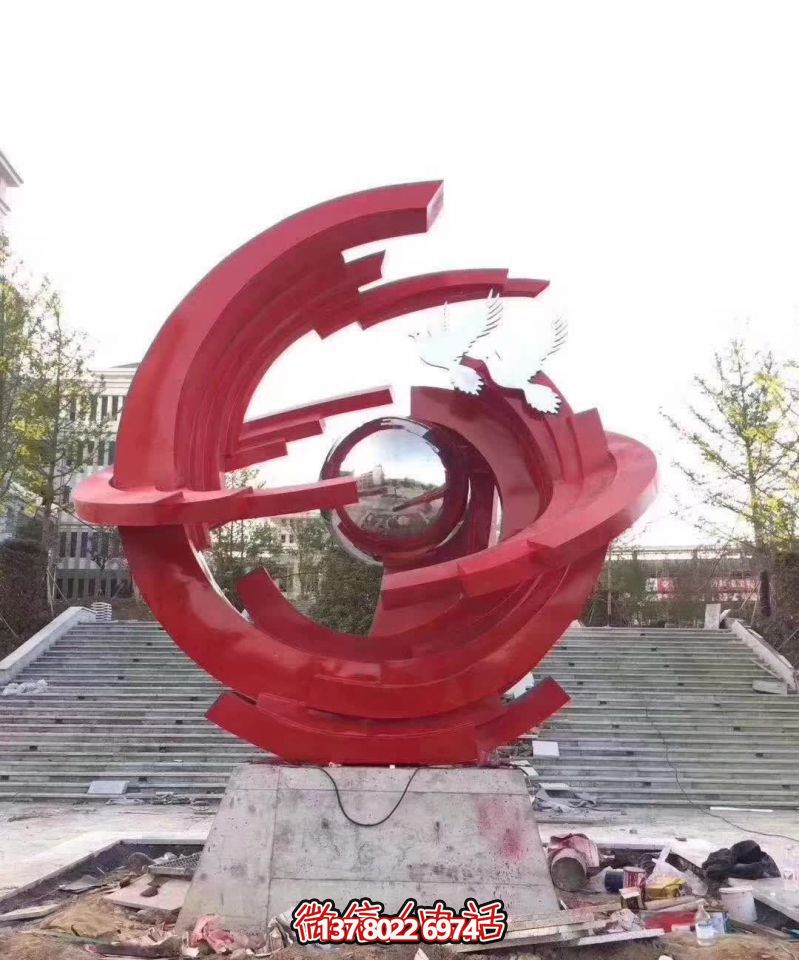 創(chuàng)意工藝圓球鴿子雕塑 創(chuàng)意工藝圓球鴿子雕塑