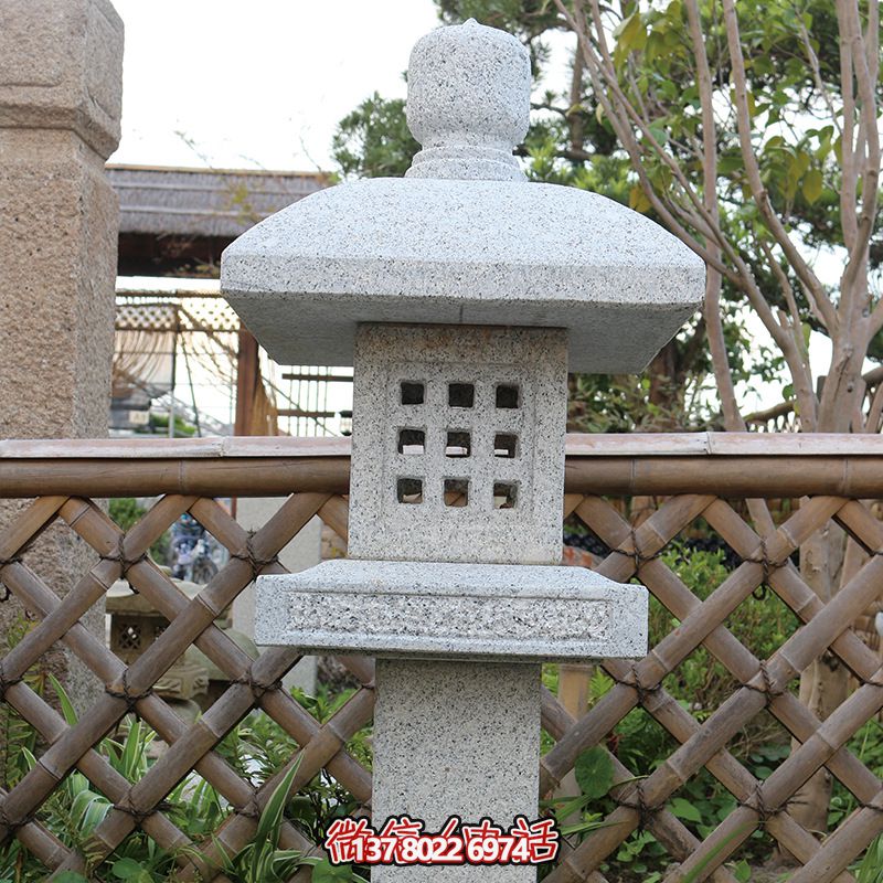 太陽能仿古青石石頭燈，為中式別墅、酒店戶外裝飾