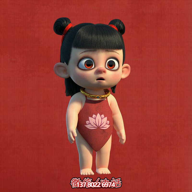 哪吒雕塑仿真玻璃鋼裝置 哪吒雕塑仿真玻璃鋼裝置