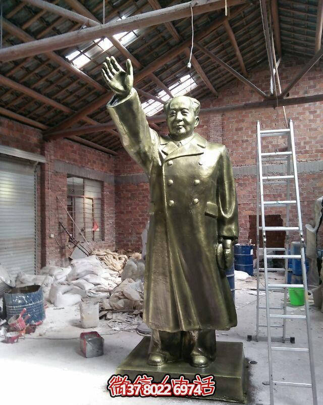 不銹鋼雕塑——毛澤東揮手 不銹鋼雕塑——毛澤東揮手
