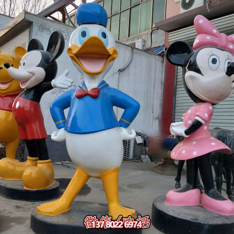 玻璃鋼米老鼠唐老鴨雕塑——藝術(shù)品陳列精美商廈裝飾 玻璃鋼米老鼠唐老鴨雕塑——藝術(shù)品陳列精美商廈裝飾