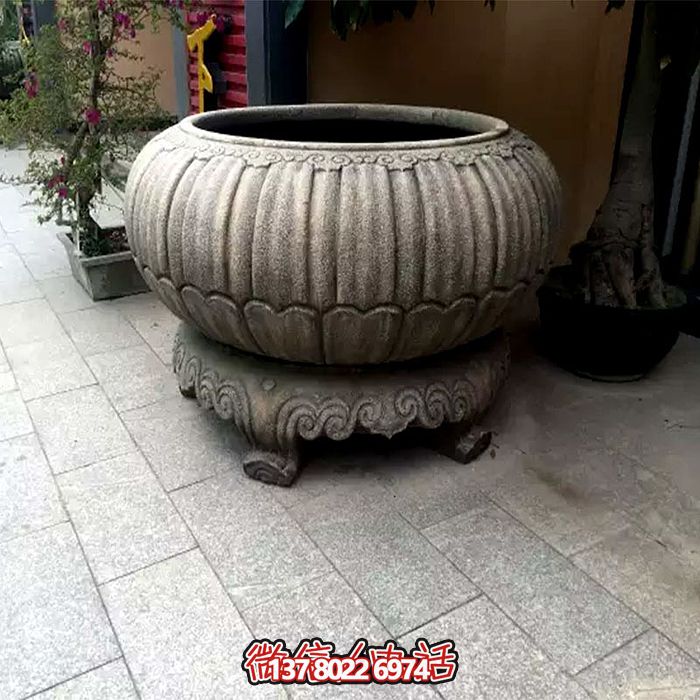 經(jīng)典古典仿古石雕庭院門口花盆雕塑 經(jīng)典古典仿古石雕庭院門口花盆雕塑