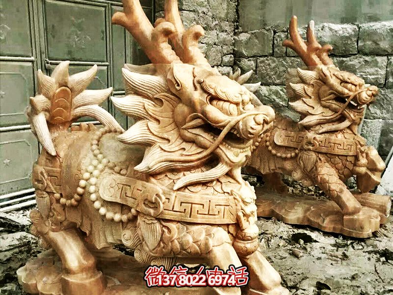 戶外大型神秘景觀麒麟雕塑 戶外大型神秘景觀麒麟雕塑