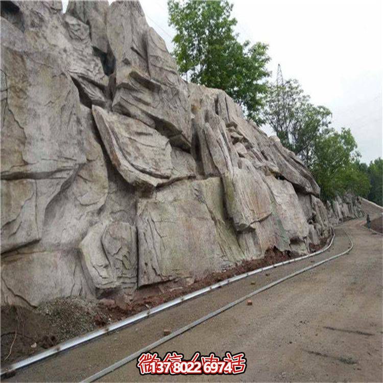 美輪美奐的景觀石，改善戶外街道路邊大型景觀