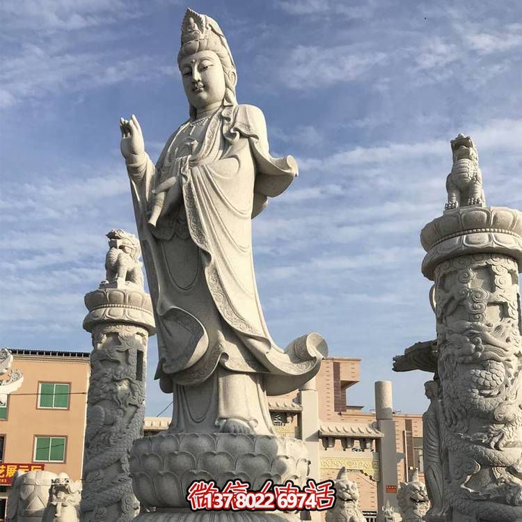 滴水觀音大型雕塑，欣賞美麗的戶外景點(diǎn)