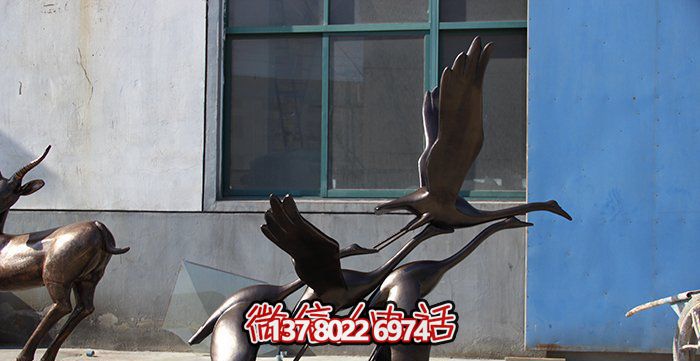 飛翔的大雁精美銅雕動(dòng)物 飛翔的大雁精美銅雕動(dòng)物