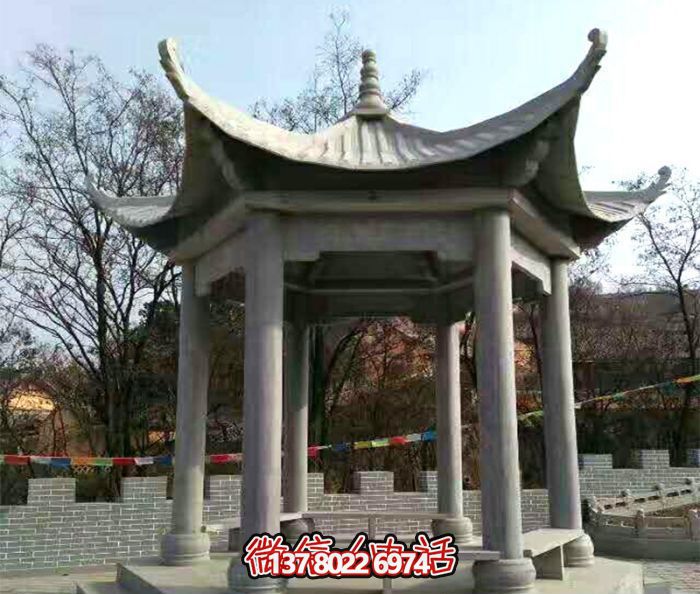 古建風(fēng)格休息涼亭石雕景區(qū)觀景臺 古建風(fēng)格休息涼亭石雕景區(qū)觀景臺