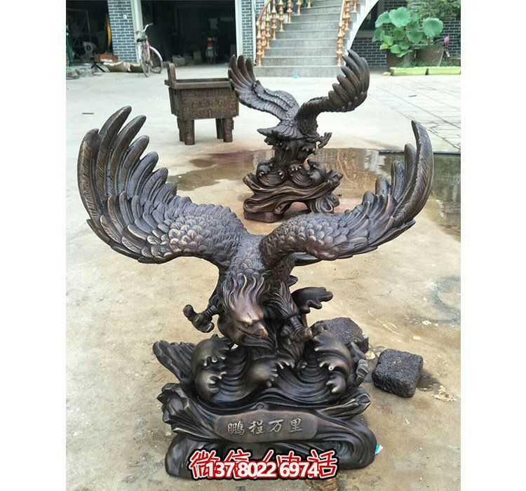 程鵬萬里玻璃鋼老鷹雕塑——精致筑夢之作 程鵬萬里玻璃鋼老鷹雕塑——精致筑夢之作