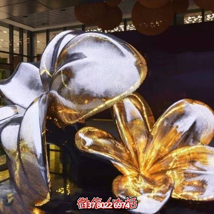 不銹鋼雕塑花朵給您的家居帶來創(chuàng)意與噴漆的完美結合