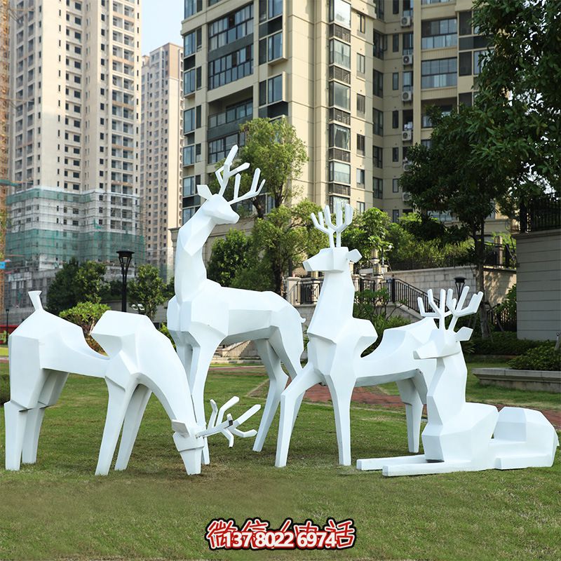 自然之美——玻璃鋼雕塑梅花鹿 自然之美——玻璃鋼雕塑梅花鹿