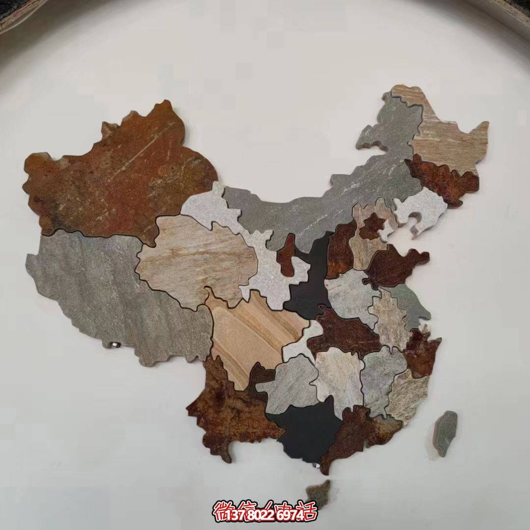 以中國地圖為原型的精美浮雕 以中國地圖為原型的精美浮雕