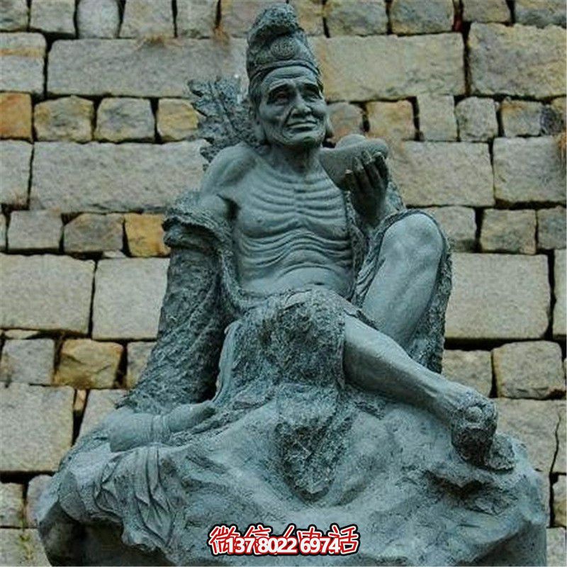 景區(qū)濟(jì)公石雕雕塑，帶你感受大自然的魅力