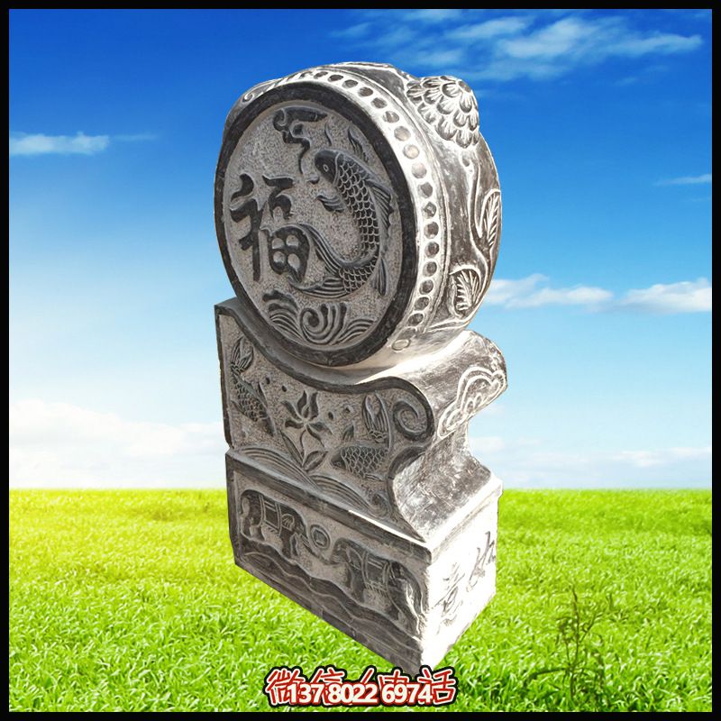 傳統(tǒng)漢白玉浮雕鎮(zhèn)宅抱鼓擺件 傳統(tǒng)漢白玉浮雕鎮(zhèn)宅抱鼓擺件