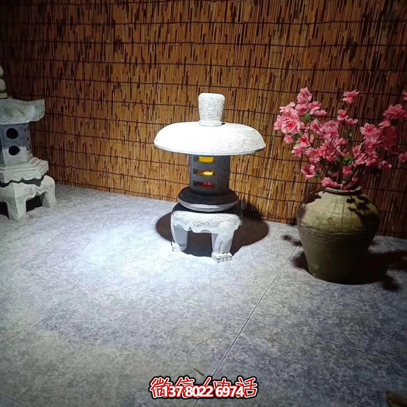 太陽(yáng)能石燈落地日式庭院裝飾擺件 太陽(yáng)能石燈落地日式庭院裝飾擺件
