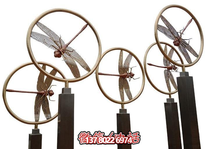 創(chuàng)意鏤空不銹鋼蜻蜓雕塑 創(chuàng)意鏤空不銹鋼蜻蜓雕塑