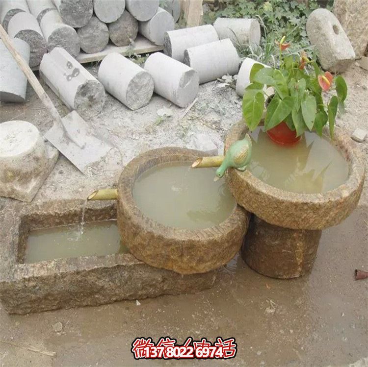 古樸鄉(xiāng)村風格家居裝飾石槽魚缸 古樸鄉(xiāng)村風格家居裝飾石槽魚缸