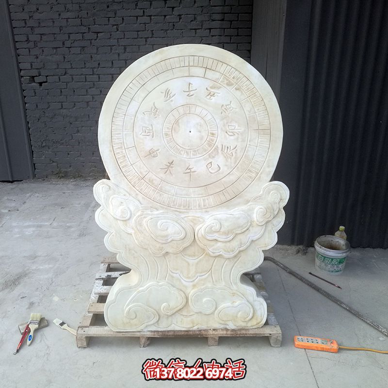 漢白玉雕塑日晷創(chuàng)意定制別墅裝飾 漢白玉雕塑日晷創(chuàng)意定制別墅裝飾