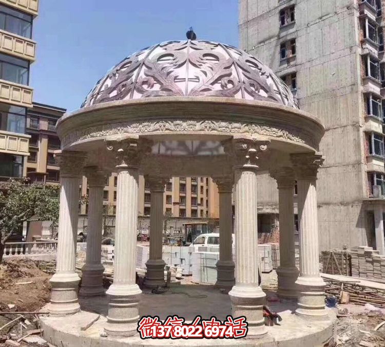 歐式羅馬涼亭，營(yíng)造優(yōu)雅小區(qū)花園