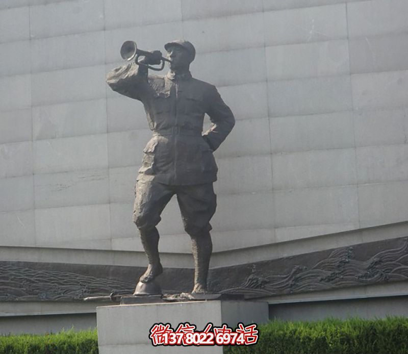 紀念抗戰(zhàn)時期的銅雕景觀 紀念抗戰(zhàn)時期的銅雕景觀