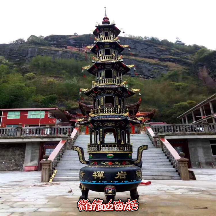 高雅大型不銹鋼仿銅鼎雕塑 高雅大型不銹鋼仿銅鼎雕塑