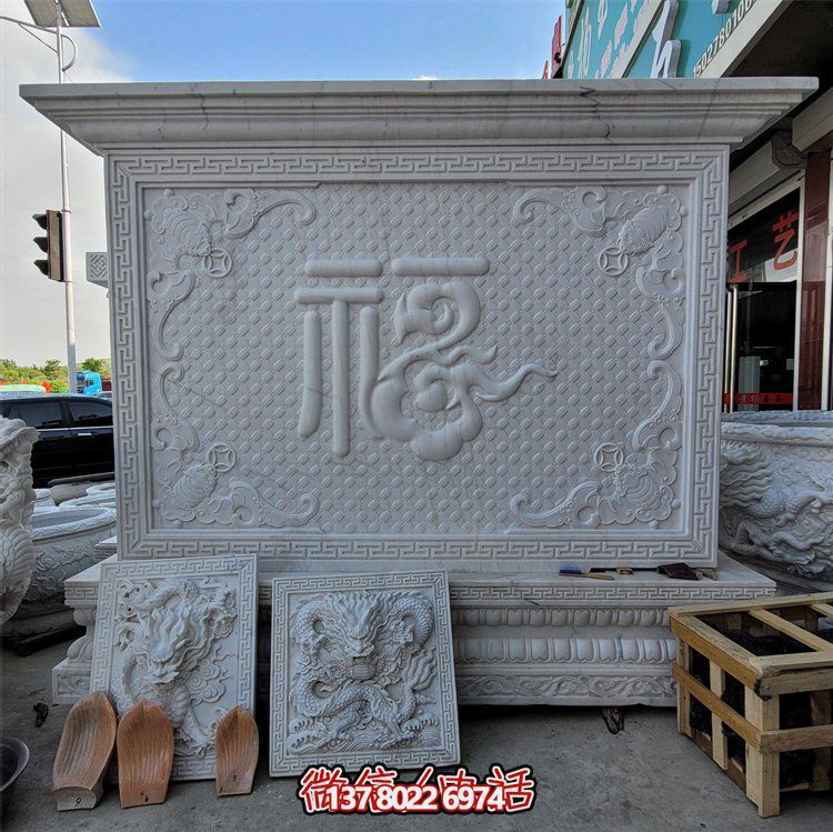 融合傳統(tǒng)文化，唯美經(jīng)典雕塑—中式影壁